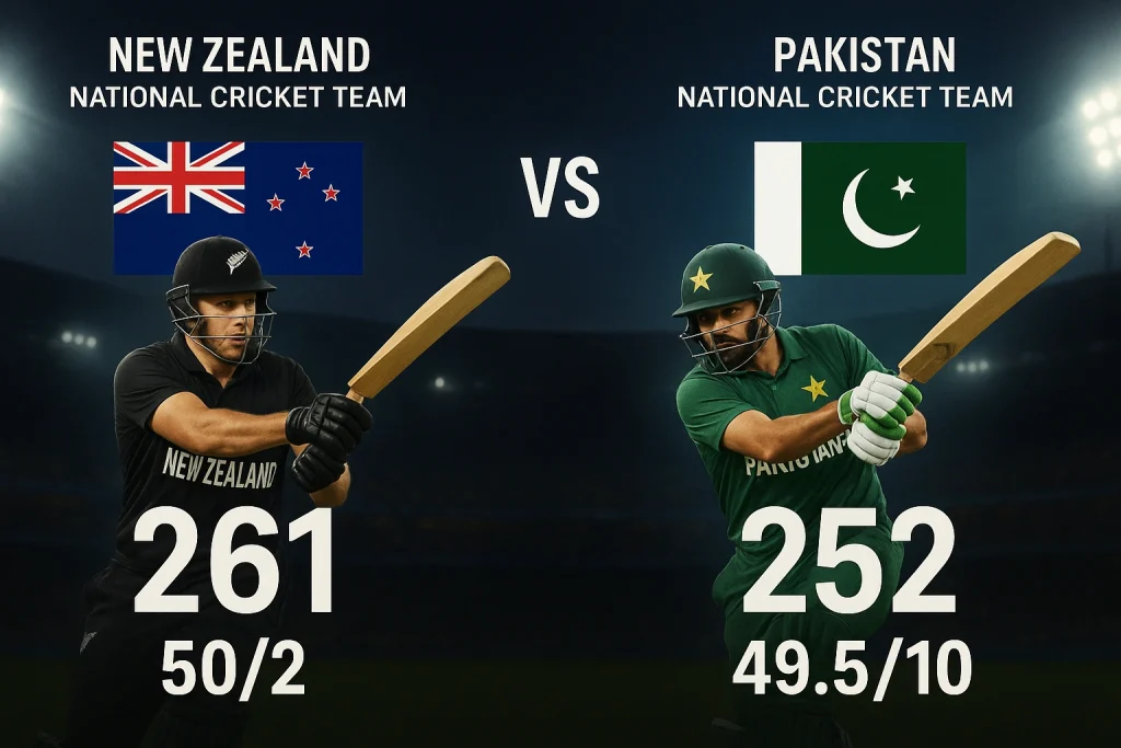 New Zealand National Cricket Team vs Pakistan National Cricket Team Match Scorecard